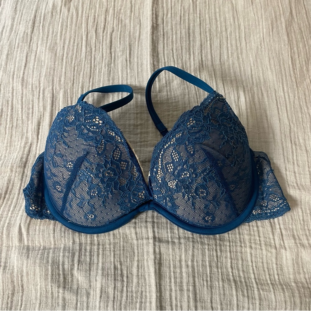 Maidenform Blue Lace Bra